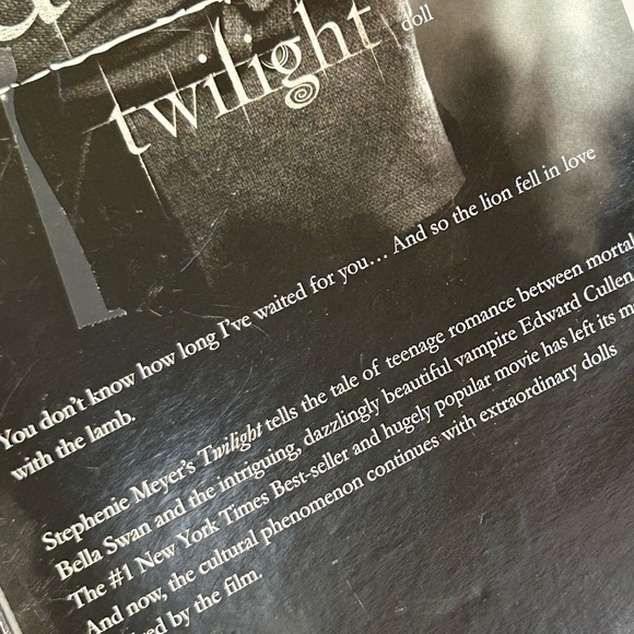 BARBIE Pink Label ~ Edward TWILIGHT Collectible Doll Mint in Box! - Picture 12 of 15